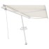 Toldo de pie automático crema 450x300