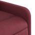 Sillón de masaje elevable eléctrico tela rojo