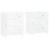 Armarios de pared 2 unidades blanco 69,5x34x90