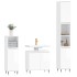 Set de muebles baño 3 pzas madera contrachapada blanco