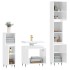 Set de muebles baño 3 pzas madera contrachapada blanco