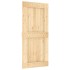 Puerta corredera con herrajes madera maciza de pino 95x210