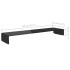 Soporte para TV/Elevador monitor cristal negro 120x30x13