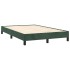 Cama box spring con colchón terciopelo verde oscuro 120x190