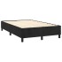 Cama box spring con colchón terciopelo negro 120x190