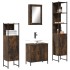 Set de muebles baño 4 pzas madera contrachapada roble