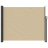 Toldo lateral retráctil beige 160x600