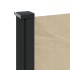 Toldo lateral retráctil beige 160x600