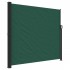 Toldo lateral retráctil verde oscuro 180x500