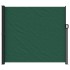 Toldo lateral retráctil verde oscuro 180x500