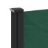 Toldo lateral retráctil verde oscuro 180x500