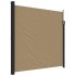 Toldo lateral retráctil gris taupe 200x500