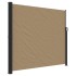 Toldo lateral retráctil gris taupe 180x600