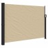 Toldo lateral retráctil beige 140x600