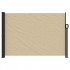 Toldo lateral retráctil beige 140x600