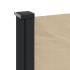 Toldo lateral retráctil beige 140x600