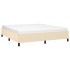 Estructura de cama tela color crema 180x200