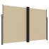 Toldo lateral retráctil beige 220x600