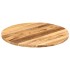 Tablero de mesa redondo madera maciza mango rugosa Ø 70x3,8