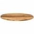 Tablero de mesa redondo madera maciza mango rugosa Ø 70x3,8