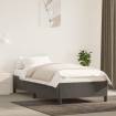 Estructura de cama de terciopelo gris oscuro 90x200 cm