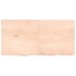 Estante de pared madera maciza roble sin tratar 120x60x(2-6)