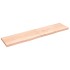 Estante de pared madera maciza roble sin tratar 220x50x(2-6)