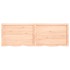 Estante de pared madera maciza roble sin tratar 180x60x(2-6)