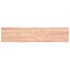 Estante pared madera roble tratada marrón claro 180x40x(2-6)