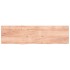 Estante pared madera roble tratada marrón claro 220x60x(2-4)