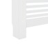 Cubiertas para radiador 2 unidades MDF blanco 112x19x81,5