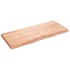 Tablero mesa madera roble tratada marrón claro 120x50x(2-6)