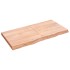 Tablero mesa madera roble tratada marrón claro 120x60x(2-6)