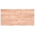 Tablero mesa madera roble tratada marrón claro 120x60x(2-6)