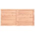 Tablero mesa madera roble tratada marrón claro 120x60x(2-6)