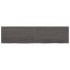 Tablero mesa madera roble tratada marrón oscuro 160x40x(2-6)