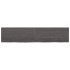 Tablero mesa madera roble tratada marrón oscuro 180x40x(2-6)