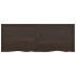 Tablero mesa madera roble tratada marrón oscuro 160x60x(2-6)