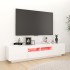 Mueble para TV con luces LED blanco 180x35x40