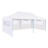 Carpa plegable Pop-up con paredes laterales acero gris 3x6