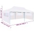 Carpa plegable Pop-up con paredes laterales acero gris 3x6