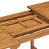 Mesa de jardín extensible madera teca maciza