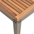 Mesa de centro de jardín madera maciza de acacia 110x55x36