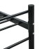 Estructura de cama de metal negro 140x200