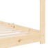 Estructura de cama infantil de madera maciza de pino 70x140