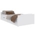 Estructura cama cajones madera maciza de pino blanco 90x200