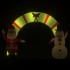 Puerta de arco inflable de Navidad con LED 270