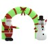 Puerta de arco inflable de Navidad con LED 270