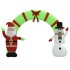 Puerta de arco inflable de Navidad con LED 270