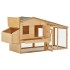 Gallinero madera maciza de pino 178x67x92